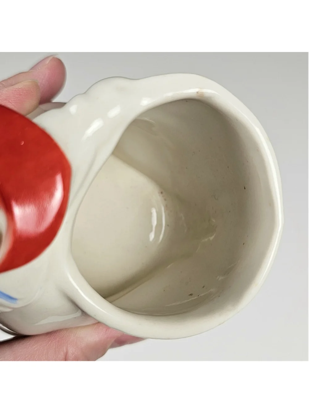 Vintage Hull Pottery Little Red Riding Hood Open Sugar Bowl 1940s Regal China